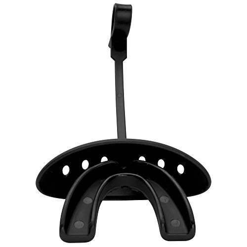 Adams Usa 3-In-1 Lip Protector Varisty Mouth Guard With Strap, Black #TOP8