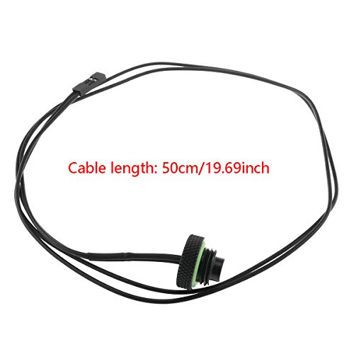 Capteur De Température G1/4 Avec Câble 50cm | Pour Refroidissement à Eau PC | Connecteur 2 Broches Du-pont - Laiton
