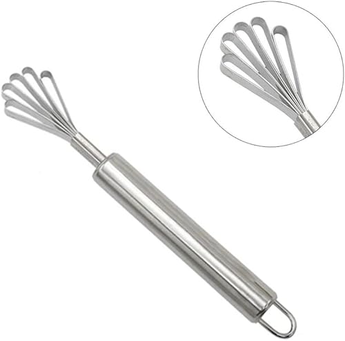 Miniatura 3 de Rallador raspador de carne de coco de acero inoxidable, multiuso para escamas de piel de pescado, removedor de pelador para cocina (paquete de 2)