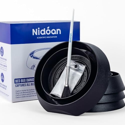Nidoan Pièges Omniguard Punaises de Lit, Lot de 4