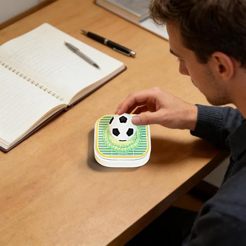 Calendario 3D 2026 de fútbol para decoración de escritorio con diseño creativo extraíble 2