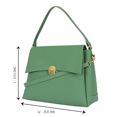 Buy Baggit Women's Satchel Handbag Medium (Green) at Amazon.in
