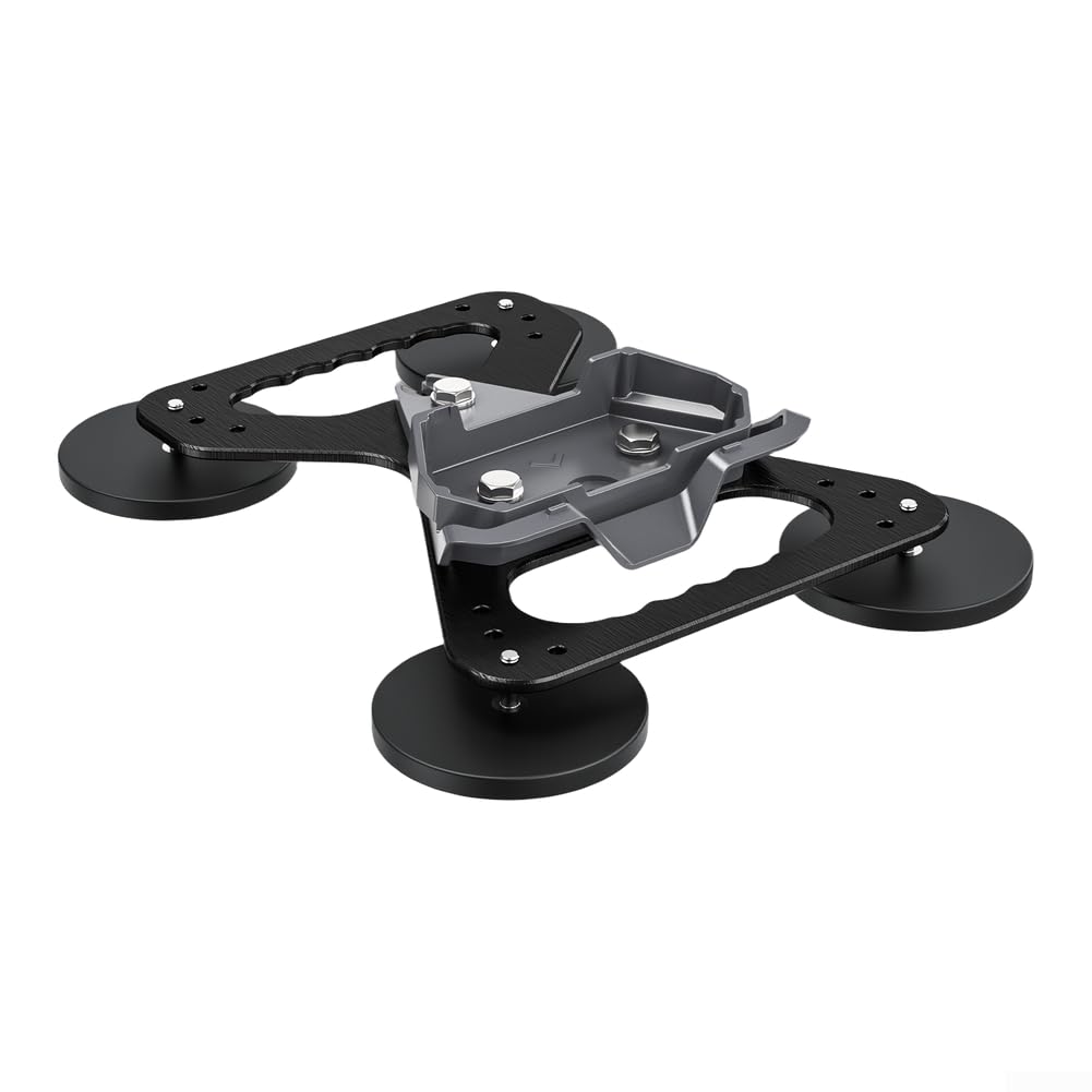 Starlink per mini staffa di montaggio per tetto RV senza trapano alluminio resistente adattatore per palo da parete UK