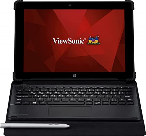VIEWSONIC - TOUCHSCREENS <32IN ViewSonic PT1050, 2 in 1 Tablet PC. Intel 2.4 Ghz, Win10 Pro, HD Graphics. Keyboard and Pen Included, VS18171, Black