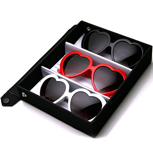 Image of zeroUV Oversized Heart Shaped Sunglasses UV400 Cute Trendy Love Fashion Eyewear for Women 52mm