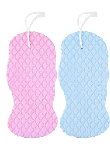 3D Soft Exfoliating Bath Sponge,2Pcs Ultra Exfoliating Bath Sponge,3D Ultra Soft Bath Body Shower Sponge,3D Spa Scrub Exfoliating Bath Sponge,3D Soft Bath Body Shower Sponge Peeler Body Sponge,Color A
