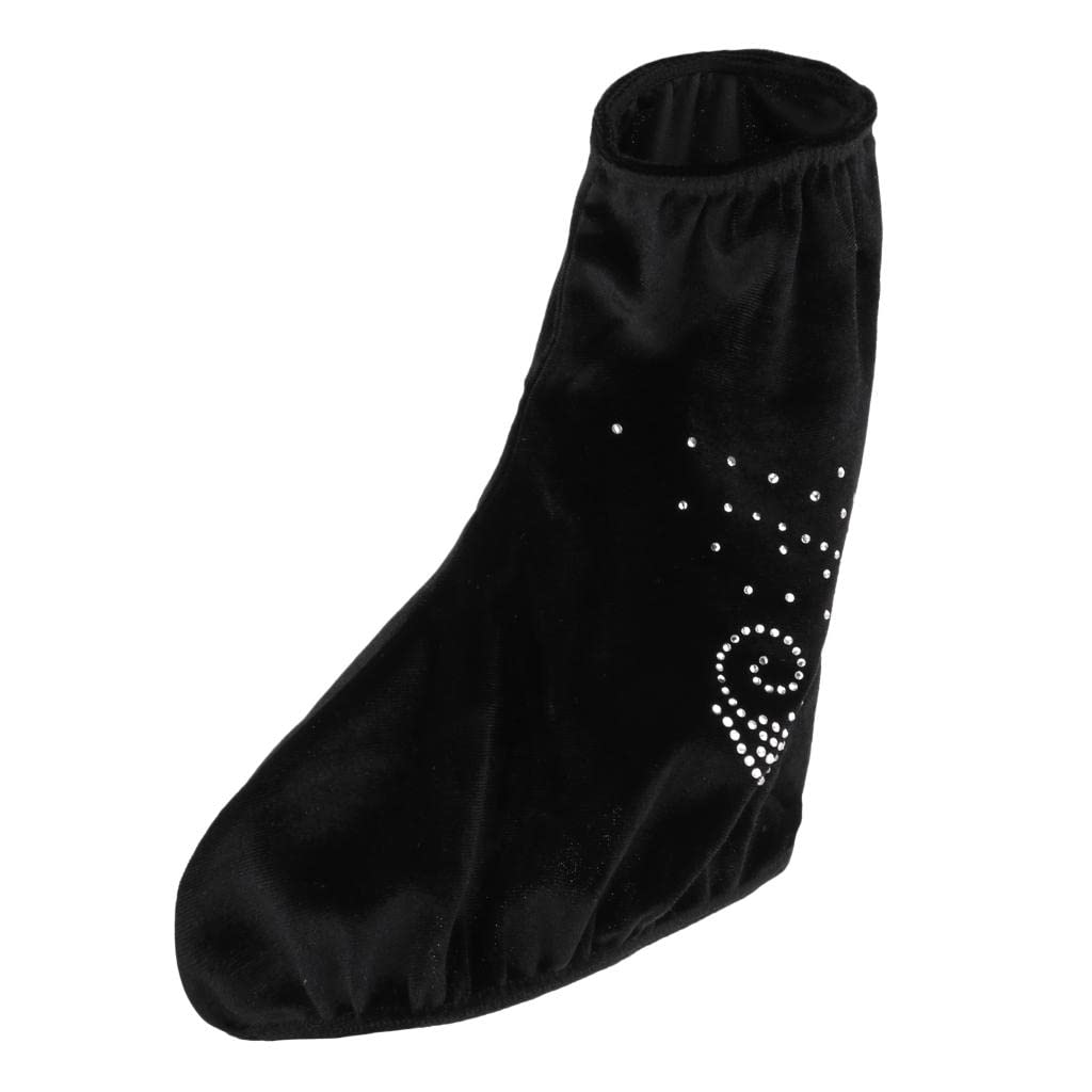 P Prettyia Couvres-Botte de Patinage sur Glace,Sac de Protection Housse Elastique pour Patinage Artistique Haute Qualité - L