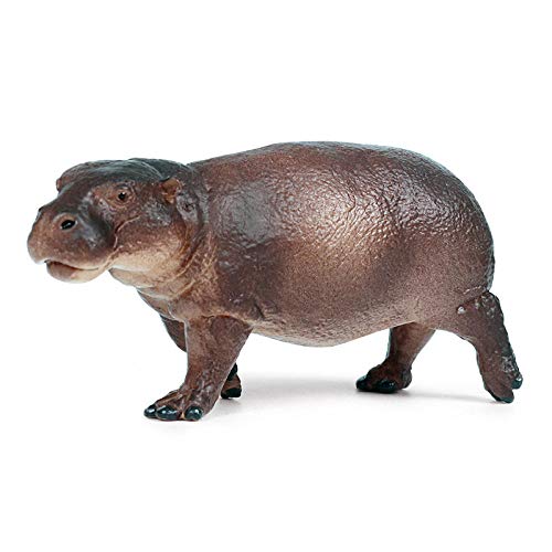 Statue hippopotame en résine pleine kelieqa sculpture sauvage réaliste