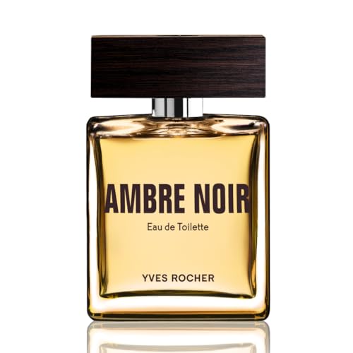Yves Rocher AMBRE NOIR Eau de Toilette, Parfüm für Herren, sinnlich-eleganter Duft, Geschenkidee für Männer,1 x Zerstäuber 50 ml - Geschenke für männer