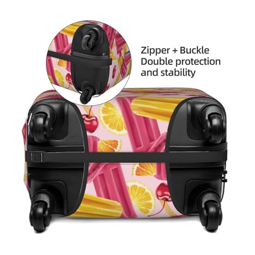 VOSERY Travel Luggage Cover - cute Popsicle Washable Suitcase Covers Protector Fits 18-32 Inches Luggage2