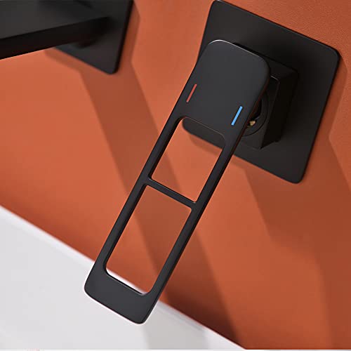 Robinet à haut débit avec commande eau chaude froide pour lavabo - 5