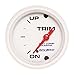 AUTO METER 200766 Gauge Trim Level (Marine White 2 1/16", 0?down-90?up, Electric, Marine White)