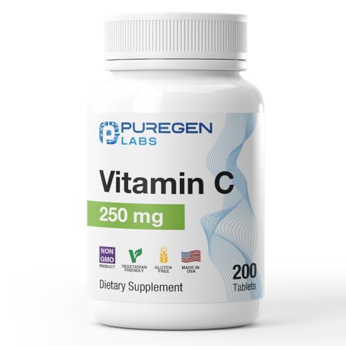 Puregen Labs Vitamin C 250 MG Supports a Healthy...