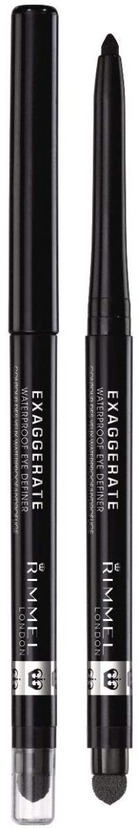 RimmelExaggerate Eye Definer, Waterproof, 262 Blackest