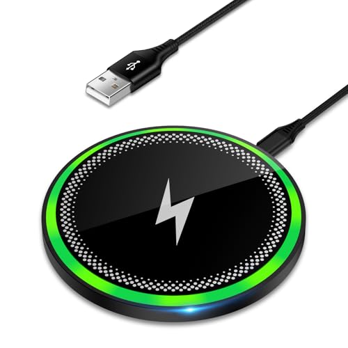 Chargeur sans fil rapide 15W pour Samsung Galaxy S25 S24 et Google Pixel 9