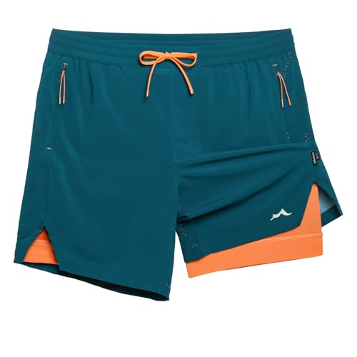Image of maamgic Men's Athletic Running Shorts with Liner Ultra Lightweight Workout Shorts 5 inch / 7 inch