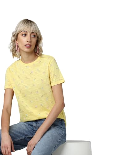 Image of ONLY Women's Printed Regular Fit T-Shirt