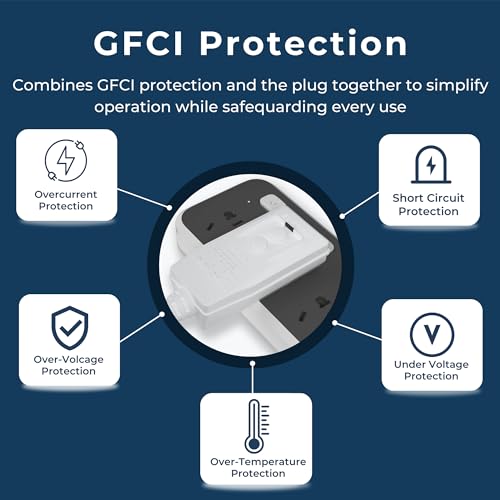 Image of Giraffe Tools 15FT Heated Water Hose for Drinking with GFCI & Energy Saving Thermostat, 5 /8-Inches Lead and BPA Free Heated Garden Hose Withstand Down to -20℉