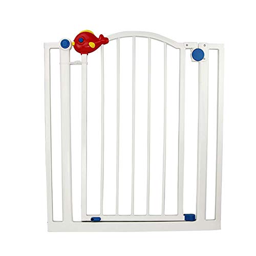 Porte de sécurité rétractable extra haute pour sécuriser escaliers et balustres de 127 cm