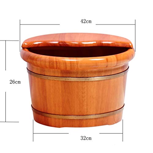 Masajeador Spa de Pies Barril de Madera para Remojar miniatura 3