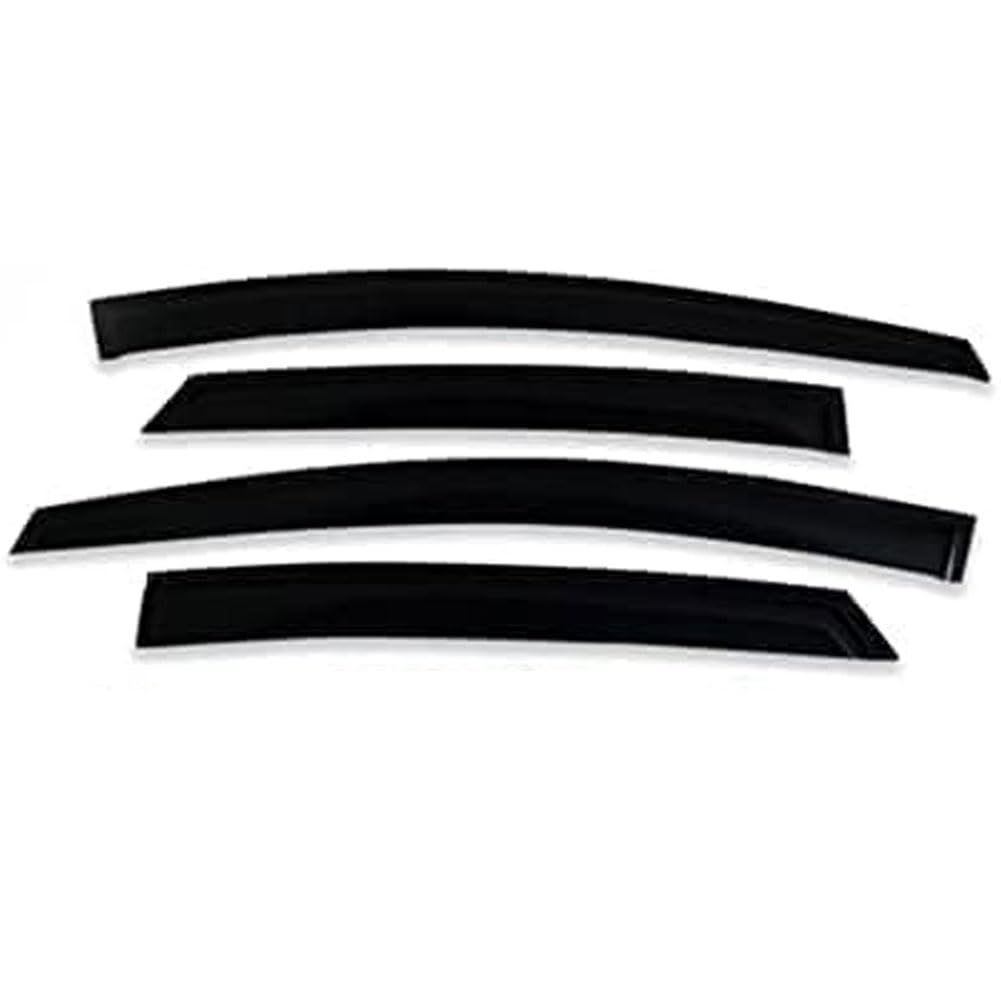 4 Piezas Deflectores de Viento para Fo-rd Focus 3 MK3 2012-2018, Deflectores de Ventanas Laterales Delantera Trasera Protector de Humo de Lluvia