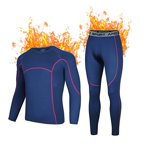 Conjunto De Ropa Interior Térmica Termoactiva, Camisa De Manga Larga Y Pantalon