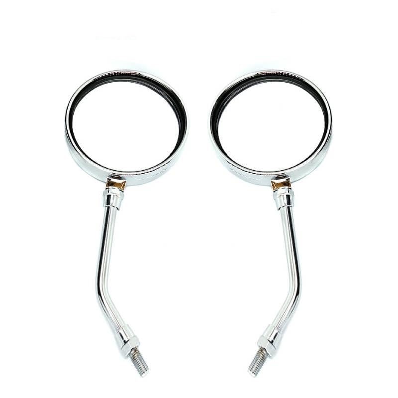 Espejos retrovisores ajustable ABS HD visión espejo lateral universal 10mm para scooter
