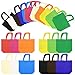 24 Pezzi Borse di Stoffa Non Tessute 12 Colori Borse Tote per Festa Bambini, Sacchetti da Regalo Borse da Festa con Manici per Bambini Festa, Snack, Caramelle, Giocattoli, Artigianato