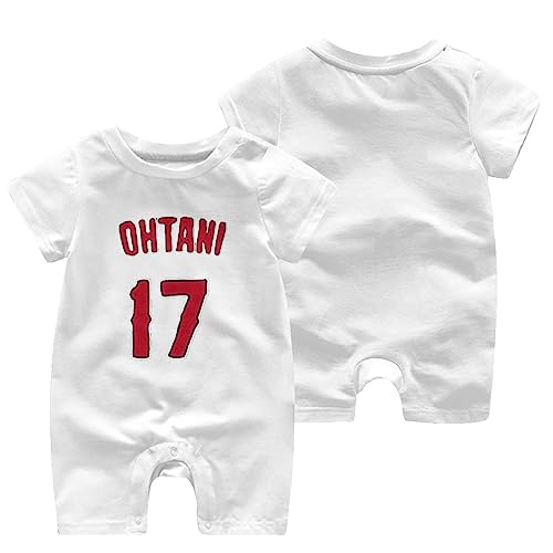 Levikllnhx] Angels 大谷翔平 ロンパース 半袖 ベビー服 綿 男の子