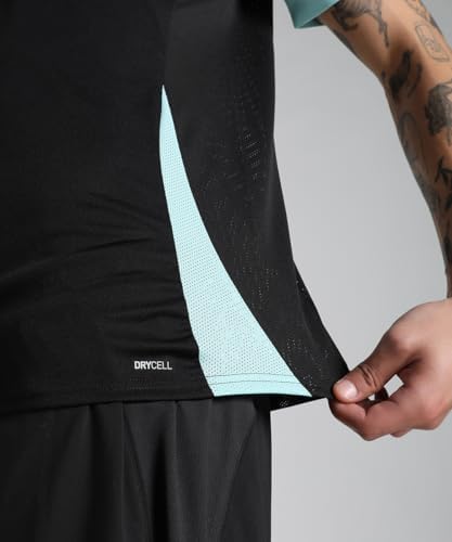 PUMA Erkek Individual Padel Jersey Forma PUMA Black-Heat Fire S - Görsel 7