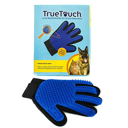 Luva Removedora De Pelos Cães E Gatos True Touch Direita