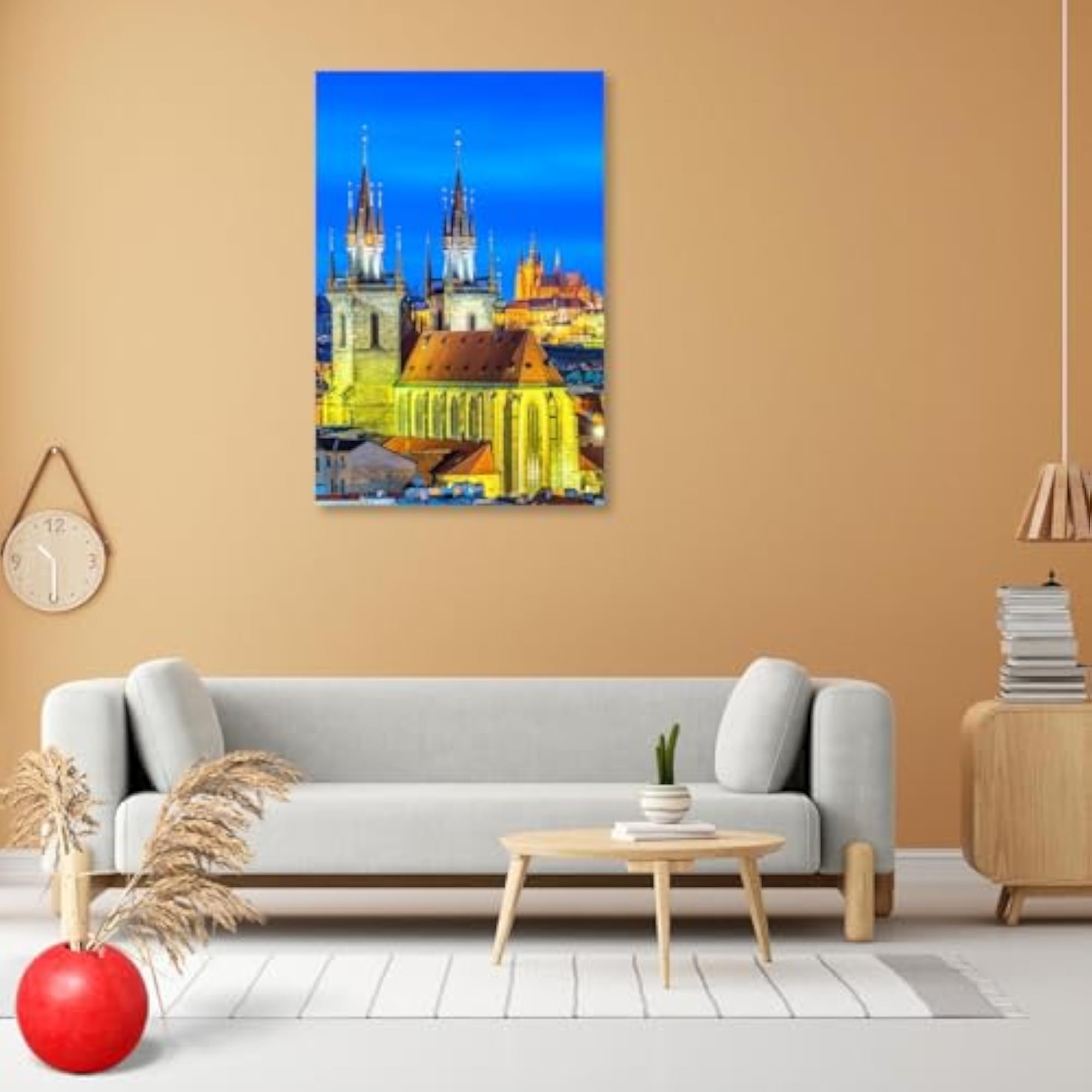 Night Prague Vinyl Wall Sticker