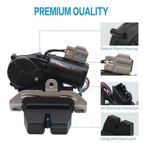 Image of FA1Z7443150B Liftgate Trunk Lock Actuator, Compatible with Ford Edge Escape Explorer Expedition Lincoln MKX Navigator 2015-2021 Rear Trunk Latch Motor Replaces# FA1Z-7443150-B DS7Z7443150B