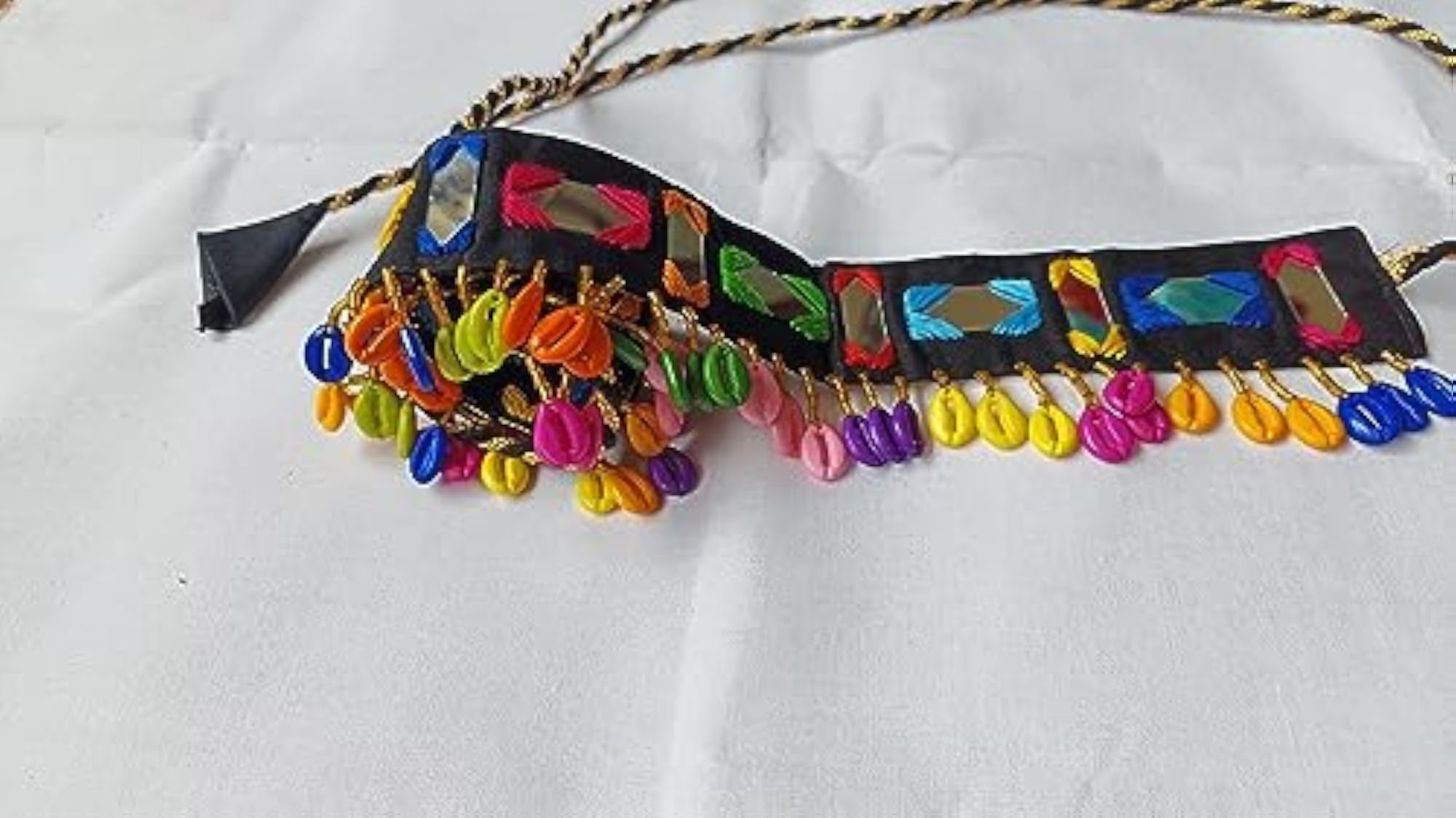 Nilu Hand Made Mirror Work Kamrbandh for Traditional Outfits