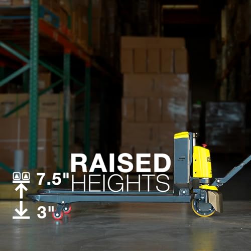 Stark Usa 58115 2-Pieces Full Electric Pallet Jack Lithium 3300Lbs Capacity 7.5 Inch Lift 45 Inch X 27 Inch Forks Pallet Truck thumb #4