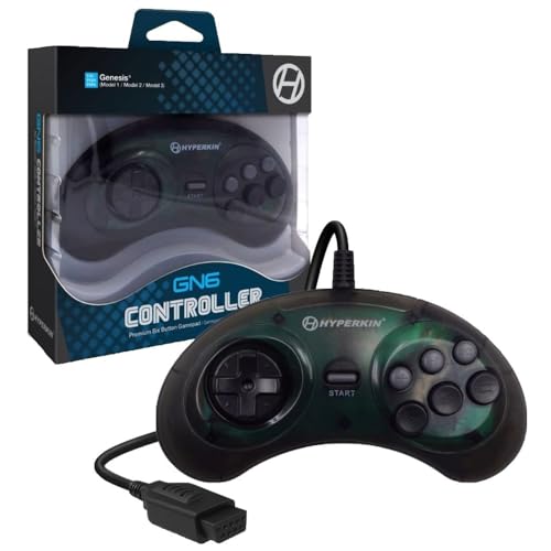 Hyperkin M07016-SB GN6 Premium Controller For Genesis
