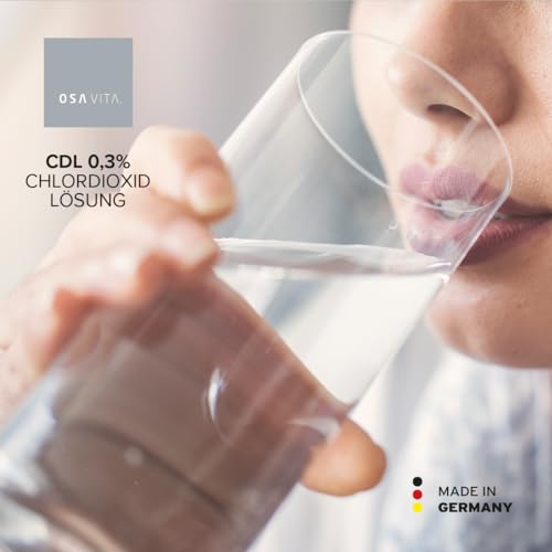 OSAVITA ® CDL 0,3% Chlordioxid Lösung einsatzfertig - Wirksamkeitstest nach EN1276 & EN13623 - Made in Germany (250 ml)