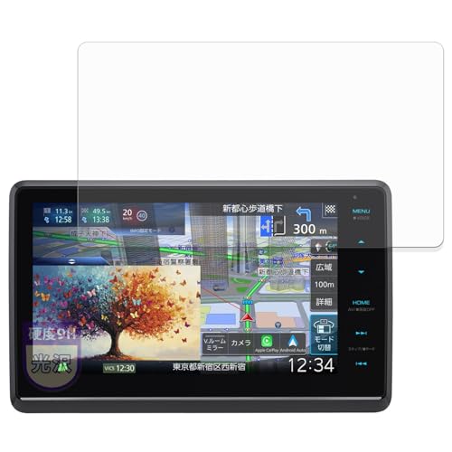 MotoMoto �t�B���� KENWOOD �ʑ��i�r MDV-M812F �p �K���X�t�B���� (�ɔ� �t�@�C�o�[) �ی�t�B���� �������Ŕ����� ���{��