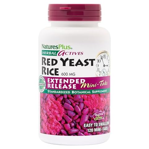 Nature's Plus - Herbal Actives Red Yeast Rice 600 mg Extended Release Mini-tabs, 120 count Cover