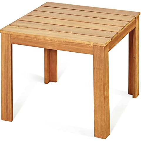 Multigot Acacia Wood Outdoor Side Table Cover