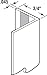 Prime-Line MP10066 Corner Shield with Tape, 3/4 In. x 3/4 In., Plastic Construction (5 Pack)