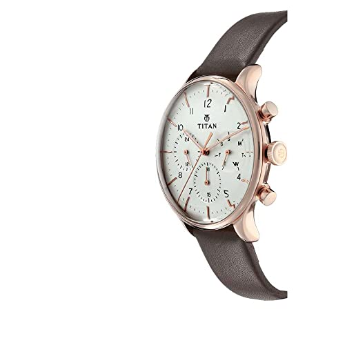 Titan Classique Analog White Dial Men's Watch NM90102WL01/NN90102WL01/NP90102WL01/NQ90102WL01 - Image 3