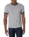 Augusta Sportswear Large Ringer Tee Shirt, Athletic Heather/Dark Green