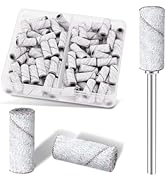 Pet Baby Small Sanding Band Nail Drill Bits, 80pcs Mini Cuticle Sanding Files with Upgrade 3.1mm ...