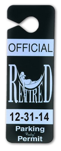 Toy Zany Retired Parking Permit