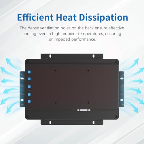 Image of 8 Inch Open Frame Touch Monitor, PCAP 10-Point Touch Industrial Touchscreen Monitor, with HDMI /VGA Interface, Active Matrix TFT LCD,LED Backlight, with VESA Mount