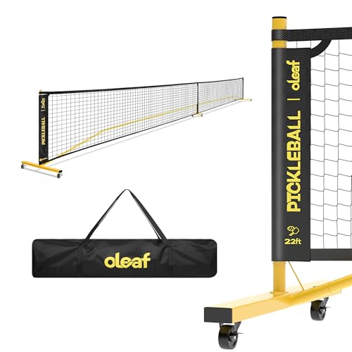 Pickleball Net Portable Outdoor Pickleball Net Set 22FT with Wheels|Carry