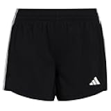 Girls' Elastic Waistband Retro Woven Gym Shorts