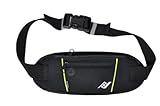 rucanor b2b Ideal para las carreras Rucanor 28750 - Riñoneras de Running, Color Negro/Amarillo, Talla 115 cm