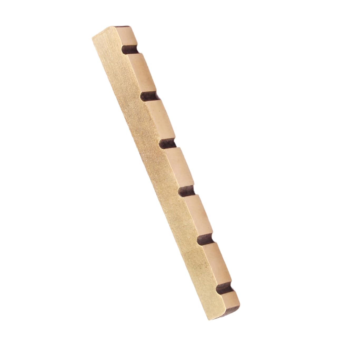 GOOHOCHY Upgrade Your Bass This 42mm Brass Guitar Nut Slotted for 6-string Electric Bass